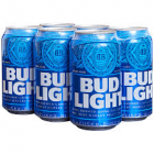 BUD LIGHT CANS 12OZ CASE/24